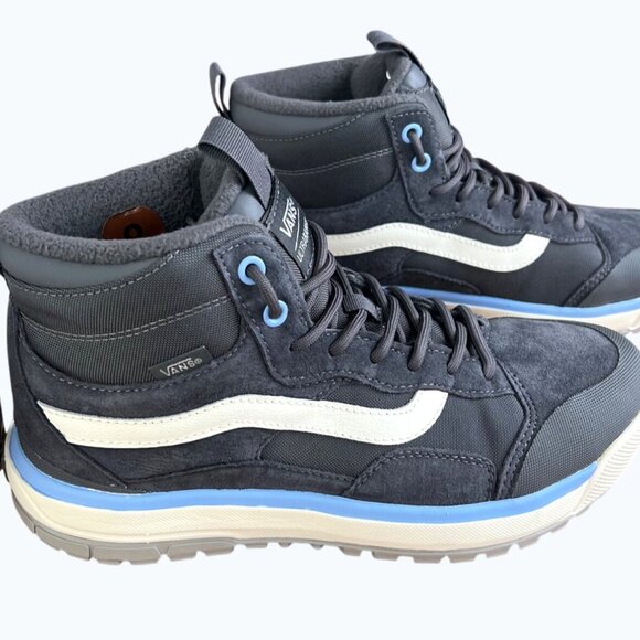 Vans Ultrarange Exo Hi MTE Cold Weather Mens 8 Womens 9.5 Shoes Grey Suede - Picture 12 of 12